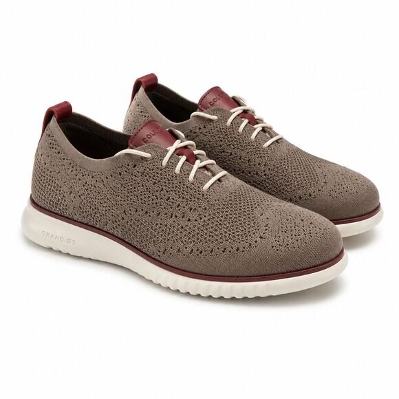 Cole Haan ØriginalGrand Stitchlite Wingtip Oxford Taupe Men 11.5M Casual main image 7